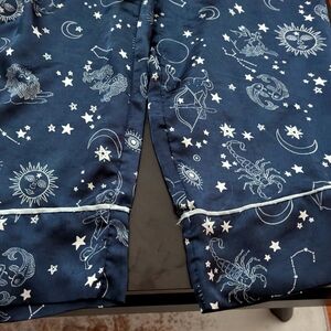 moon and galaxy PJ pants